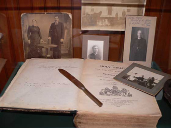 A picture of one of our display cases.